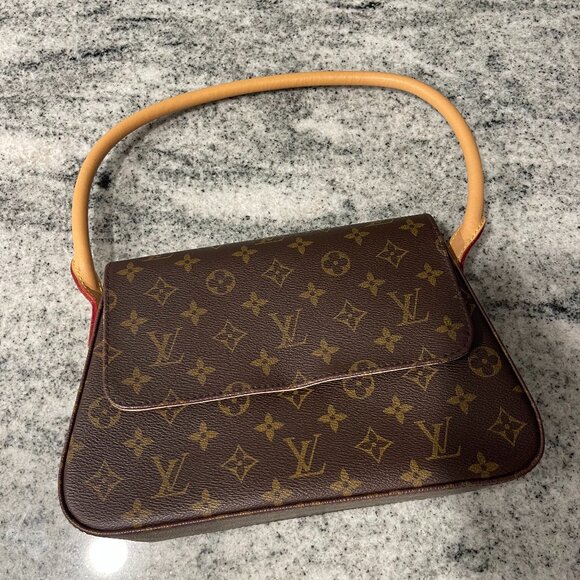 Louis Vuitton Monogram Looping Shoulder Handbag Purse - Picture 1 of 13